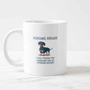 Dachshund Personal Stalker Extra Grote Beker