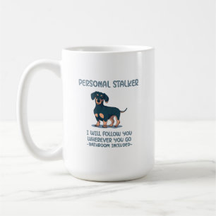 Dachshund Personal Stalker Koffiemok