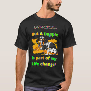DACHSHUND PET FUNNY WIENER DOG DAPPLE IS MIJN LEVE T-SHIRT