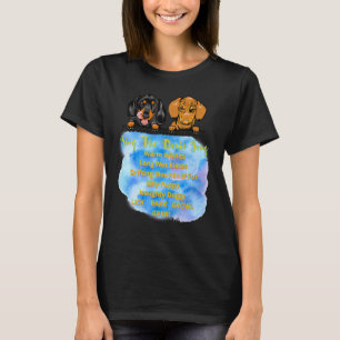 Dachshund Pet Funny Wiener Dog de Doxie Song Humo T-shirt