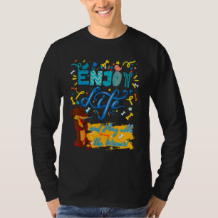 DACHSHUND PET FUNNY WIENER DOG GENIET LIFE POSITI T-SHIRT