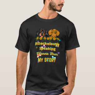 DACHSHUND PET FUNNY WIENER DOG GIFT WANNA HOREN T-SHIRT