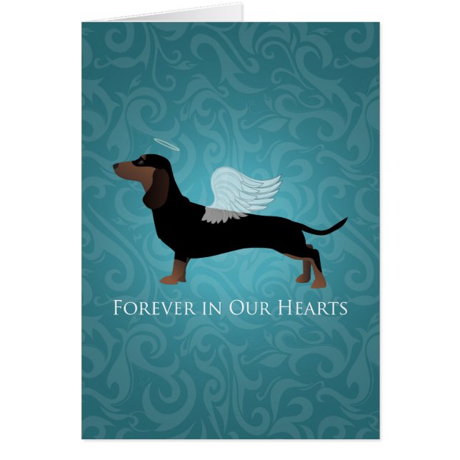 Dachshund - Pet Loss Memorial Design (Voorkant)