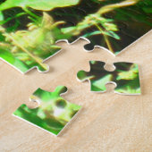 Dachshund Pille À Travers Le Puzzle Feuille (Côté)