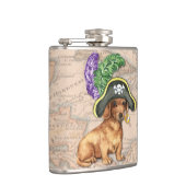 Dachshund Pirate Heupfles (Rechts)