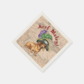 Dachshund Pirate Servet (Hoek)