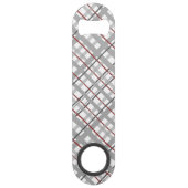 Dachshund plaid sur rouge (Dos)
