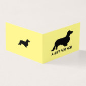Dachshund Poil Long - Silhouette 1 (Outside)