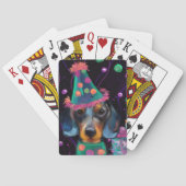 Dachshund pokerkaarten (Achterkant)
