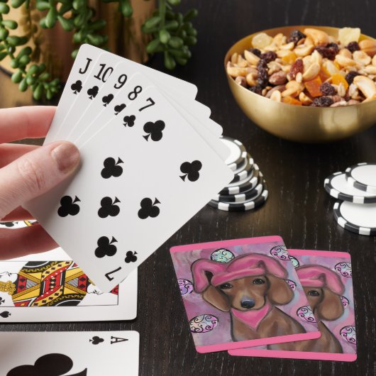 Dachshund Pokerkaarten (Insitu)