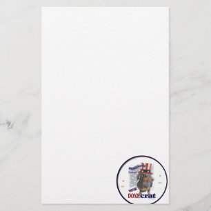 Dachshund Politieke Humor Briefpapier