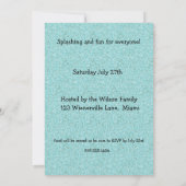 Dachshund Pool Party Ethnic Baby Invitation (Dos)