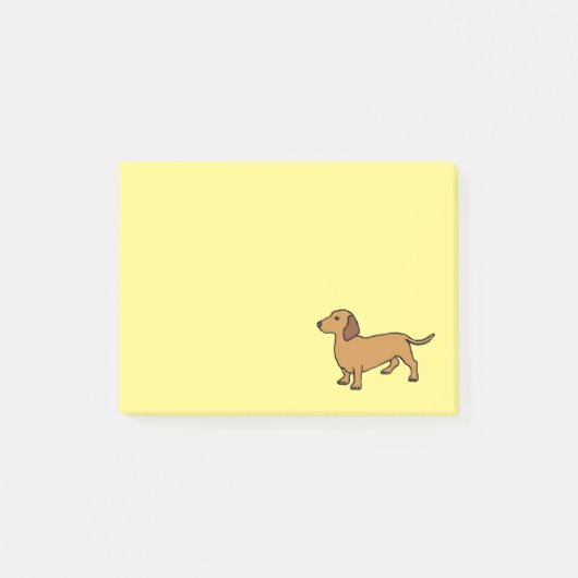 Dachshund Post-it® Notes (Voorkant)