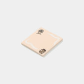 dachshund post-it notes with peanut butter (Schuin)