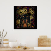 Dachshund Poster (Keuken)
