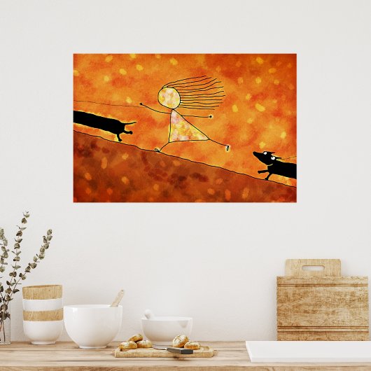 Dachshund Poster (Keuken)