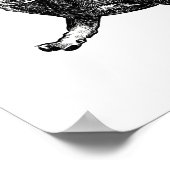 Dachshund-Poster/wandkunst Poster (Hoek)