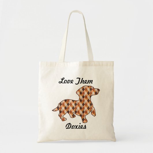Dachshund Pset Tote Bag (Voorkant)