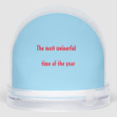 Dachshund Puppies Personalized Snow Globe (Arrière)