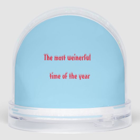 Dachshund Puppies Personalized Snow Globe (Arrière)