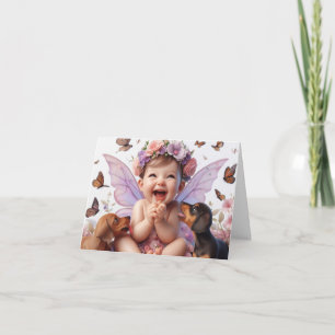 Dachshund Puppies Wenskaart Kaart