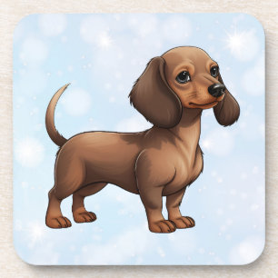 Dachshund Puppy Bier Onderzetter