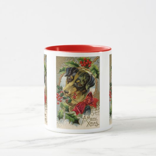 Dachshund Puppy Dog met Holly Mok (Midden)