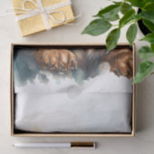 Dachshund Puppy Waterverf Tissuepapier (Geschenk)