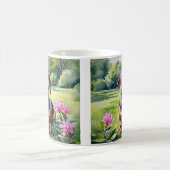 Dachshund Puppy Worst Dog Schattige Doxie Waterver Koffiemok (Center)