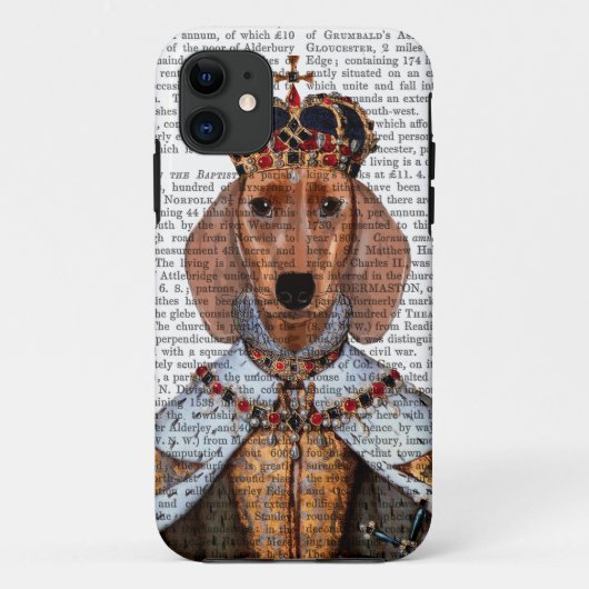 Dachshund Queen 2 Case-Mate iPhone Case (Achterkant)