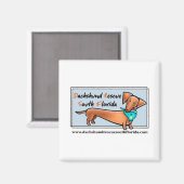 Dachshund Rescue South Florida Magneet (Voorkant / Achterkant)