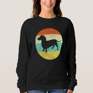 Dachshund  Retro 80s Doxie Dog mam Dog Pa Trui
