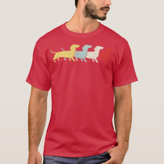 Dachshund Retro  T-shirt