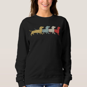 Dachshund Retro Trui