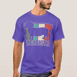 Dachshund Retro Vintage 1 T-shirt