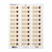 Dachshund Return Address Label (Full Sheet)