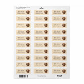 Dachshund Return Address Label (Full Sheet)