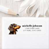 Dachshund Return Address Labels (Insitu)