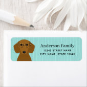 Dachshund Return Address Labels (Insitu)