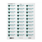 Dachshund Return Address Labels (Full Sheet)