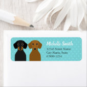 Dachshund Return Address Labels (Insitu)
