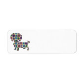 Dachshund Return Address Labels (Voorkant)