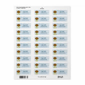 Dachshund Return Address Labels (Full Sheet)