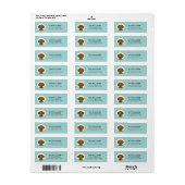 Dachshund Return Address Labels (Full Sheet)
