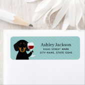 Dachshund Return Address Labels (Insitu)