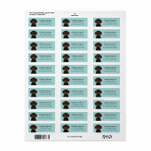 Dachshund Return Address Labels (Full Sheet)