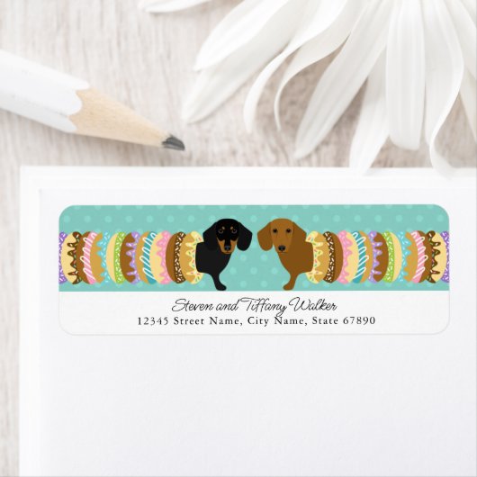 Dachshund Return Address Labels (Insitu)