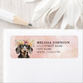 Dachshund Return Address Labels (Insitu)