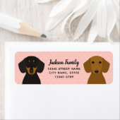 Dachshund Return Address Labels (Insitu)