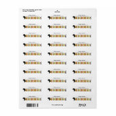 Dachshund Return Address Labels (Full Sheet)